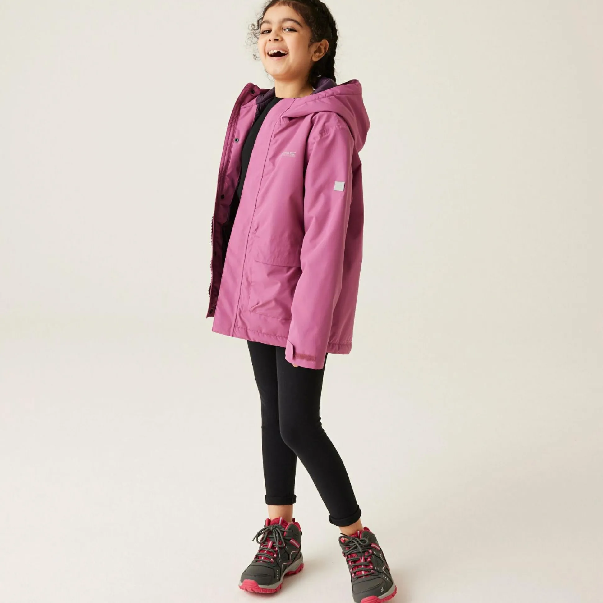 Kids' Ezdale Waterproof Jacket | Violet