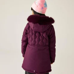 Kids' Fabriziall Quilted Jacket  | Fig Purple