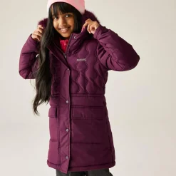 Kids' Fabriziall Quilted Jacket  | Fig Purple