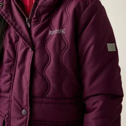 Kids' Fabriziall Quilted Jacket  | Fig Purple
