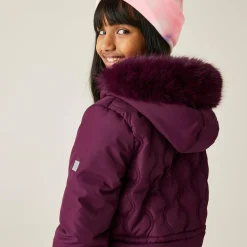 Kids' Fabriziall Quilted Jacket  | Fig Purple