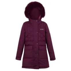 Kids' Fabriziall Quilted Jacket  | Fig Purple