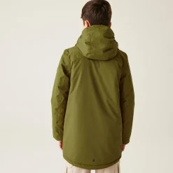 Kids' Farbank Waterproof Jacket | Nephrite Green Black