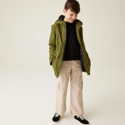 Kids' Farbank Waterproof Jacket | Nephrite Green Black