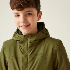 Kids' Farbank Waterproof Jacket | Nephrite Green Black