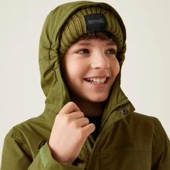 Kids' Farbank Waterproof Jacket | Nephrite Green Black