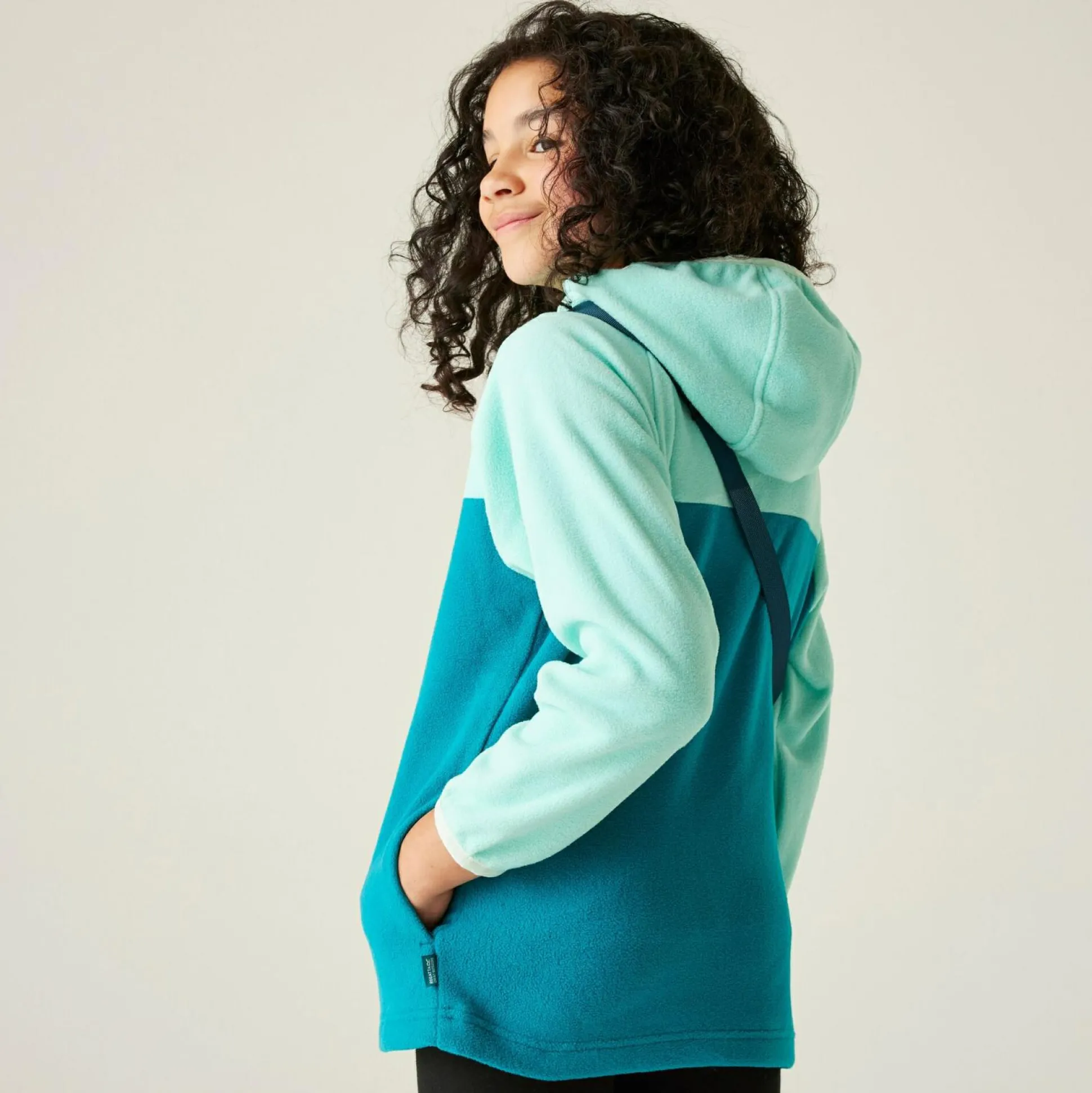 Kids' Fayley Hooded Fleece | Aruba Blue Exotic Plume Icy Morn