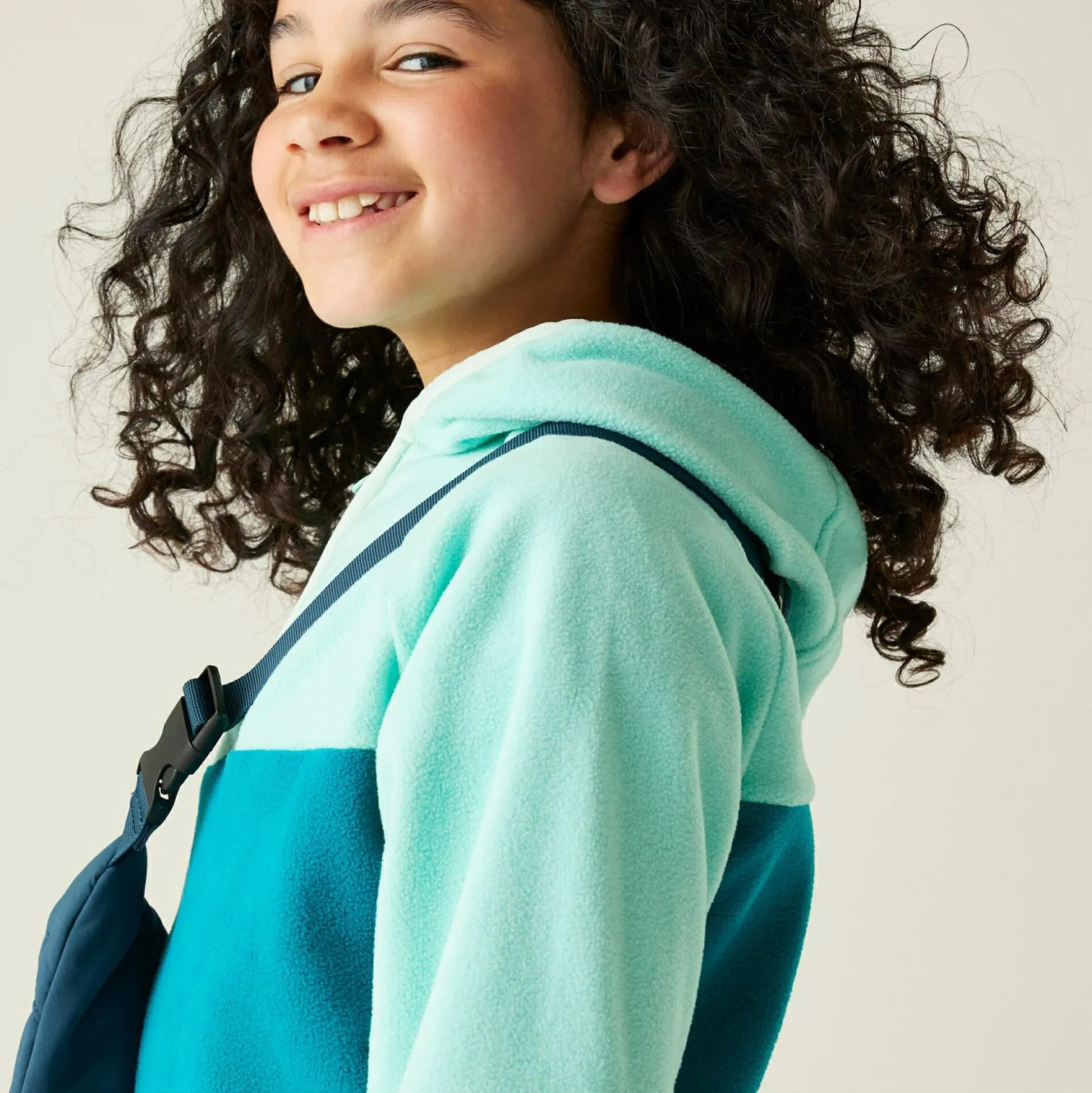 Kids' Fayley Hooded Fleece | Aruba Blue Exotic Plume Icy Morn