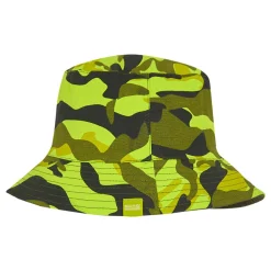 Kids' Flip Bucket Hat | Grenoble Green Camo Nephrite Green