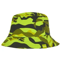 Kids' Flip Bucket Hat | Grenoble Green Camo Nephrite Green