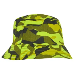 Kids' Flip Bucket Hat | Grenoble Green Camo Nephrite Green