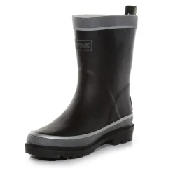 Kids' Foxfire Reflective Wellies | Black
