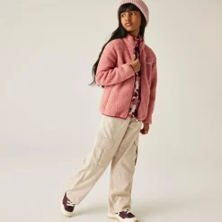 Kids' Frankie Warm Full Zip Fleece | Dusty Rose