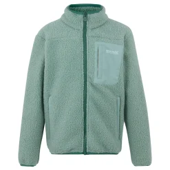 Kids' Frankie Warm Full Zip Fleece | Green Haze