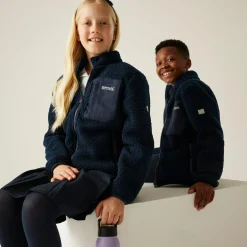 Kids' Frankie Warm Full Zip Fleece | Navy Blue