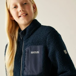 Kids' Frankie Warm Full Zip Fleece | Navy Blue