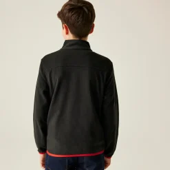 Kids' Full Zip Micro Fleece | Black
