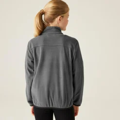 Kids' Full Zip Micro Fleece | Seal Grey