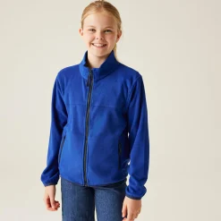 Kids' Full Zip Micro Fleece | New Royal