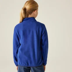 Kids' Half Zip Micro Fleece | New Royal