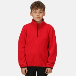 Kids' Half Zip Micro Fleece | Classic Red