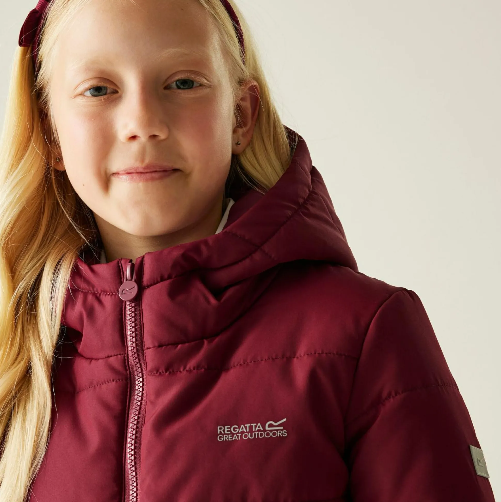 Kids' Halkner Quilted Jacket | Dark Pimento