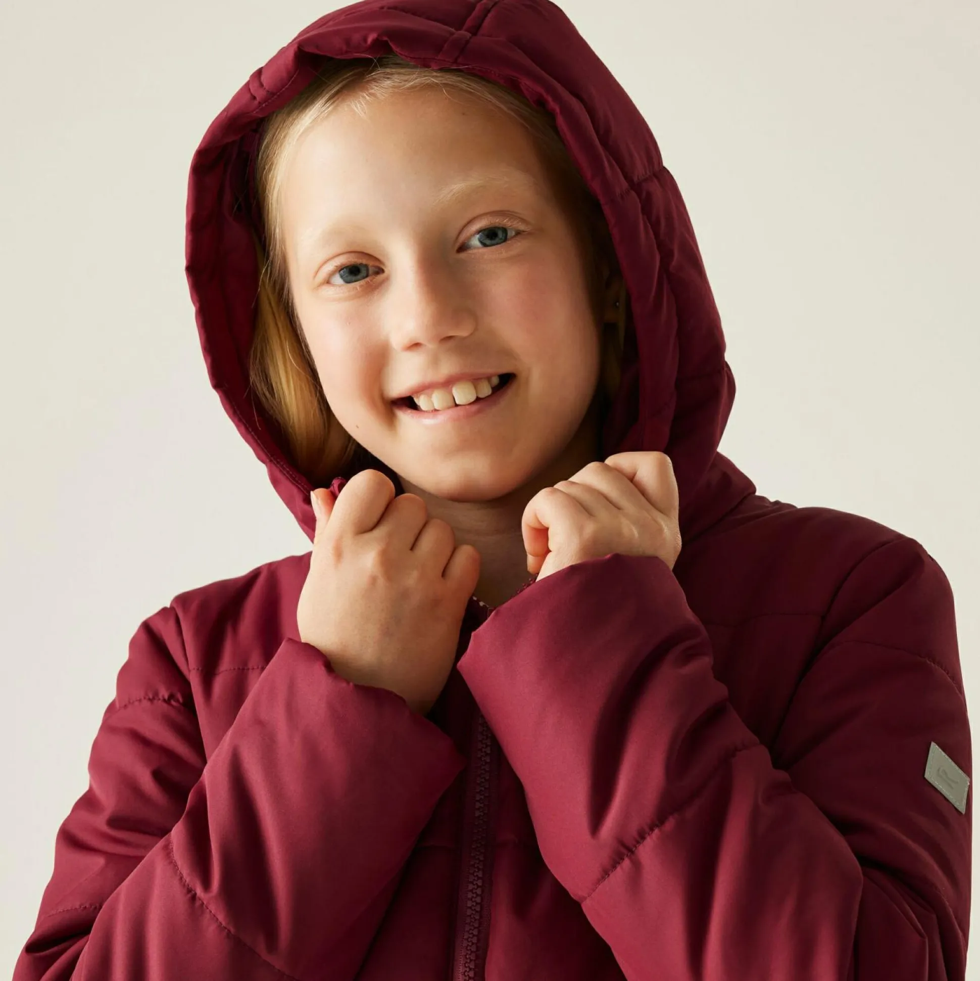 Kids' Halkner Quilted Jacket | Dark Pimento