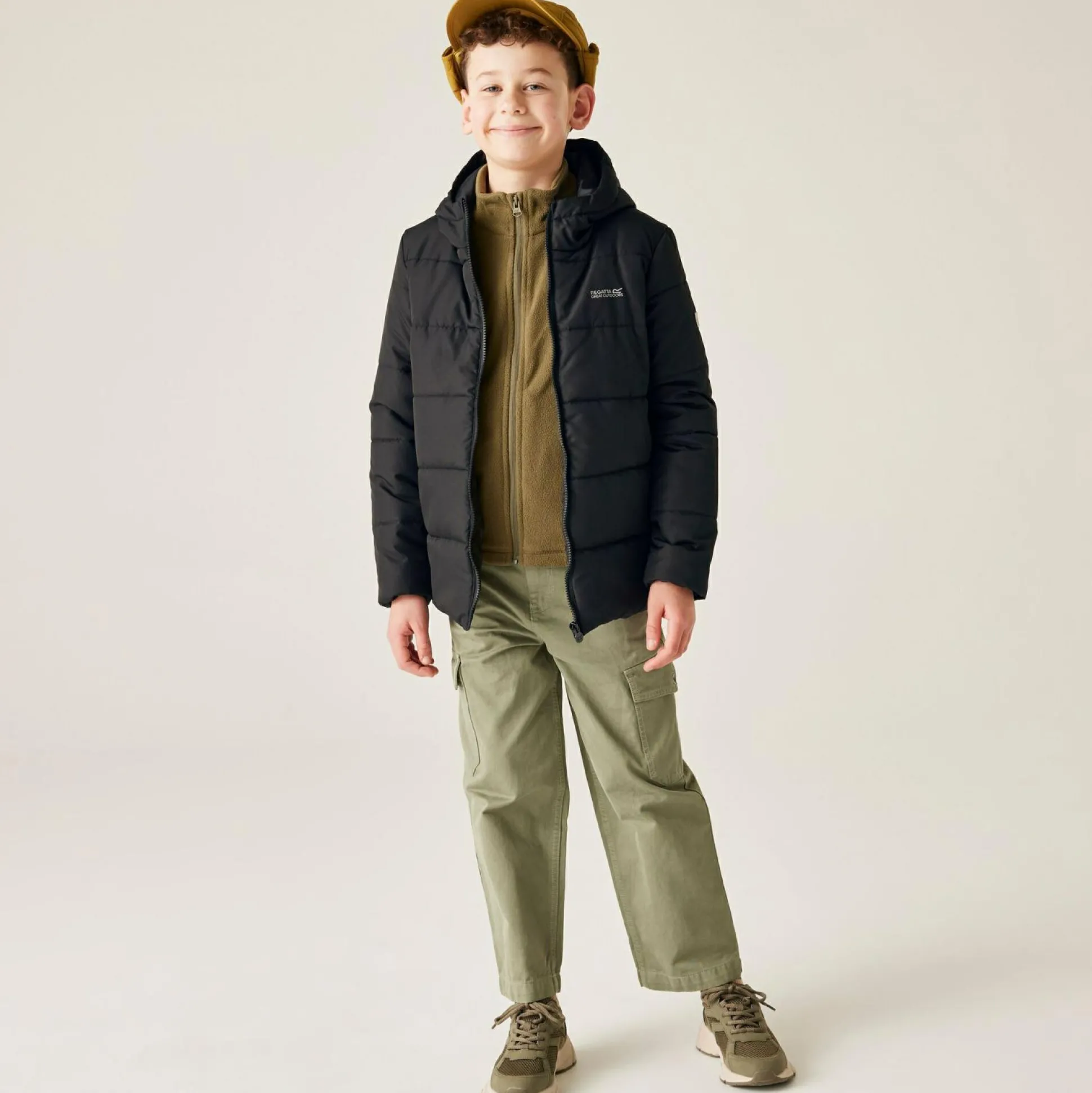 Kids' Halkner Quilted Jacket | Black
