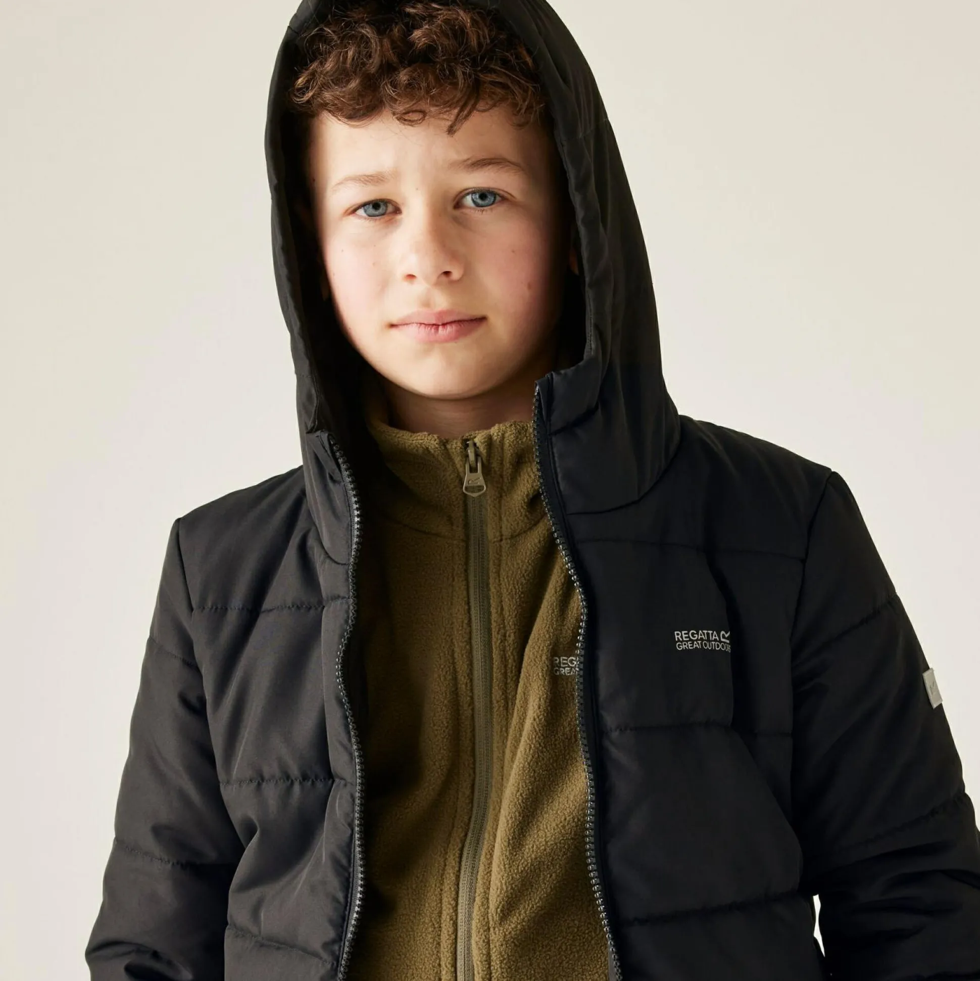 Kids' Halkner Quilted Jacket | Black