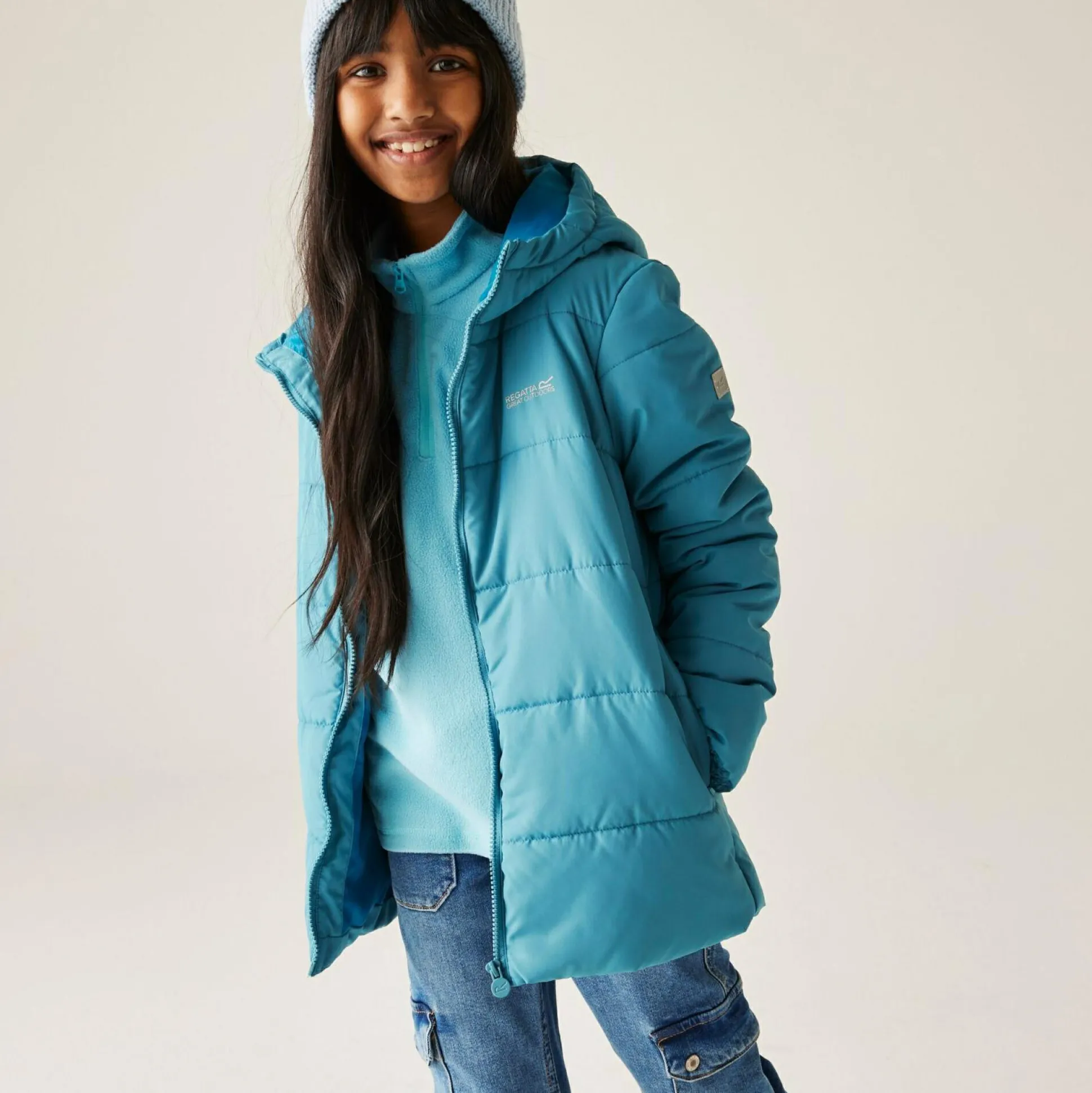 Kids' Halkner Quilted Jacket | Navy Blue