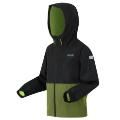 Kids' Hanleigh II Waterpoof Jacket | Black Nephrite Green Grenoble Green