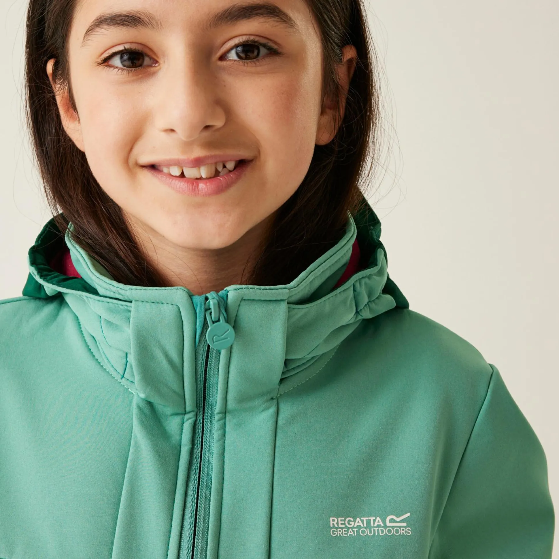 Kids' Haydenbury II Softshell Jacket | Dusty Green Rain Forest Green