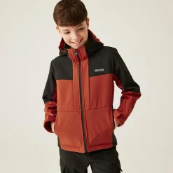Kids' Haydenbury II Softshell Jacket | Red Ochre Black