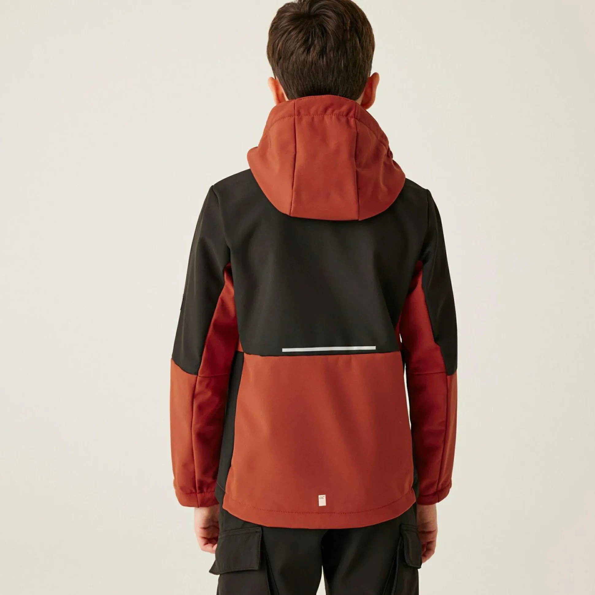 Kids' Haydenbury II Softshell Jacket | Red Ochre Black