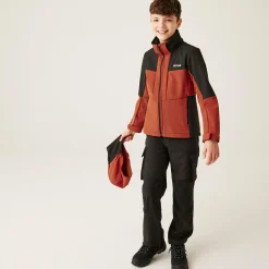 Kids' Haydenbury II Softshell Jacket | Red Ochre Black