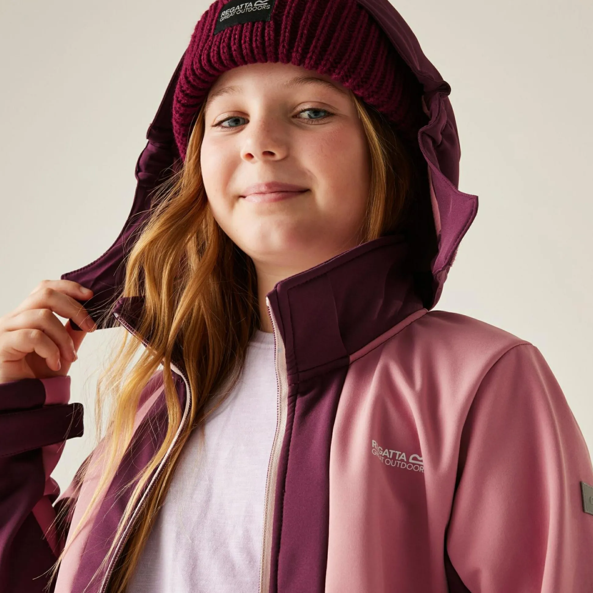 Kids' Haydenbury Softshell Jacket | Dusty Rose