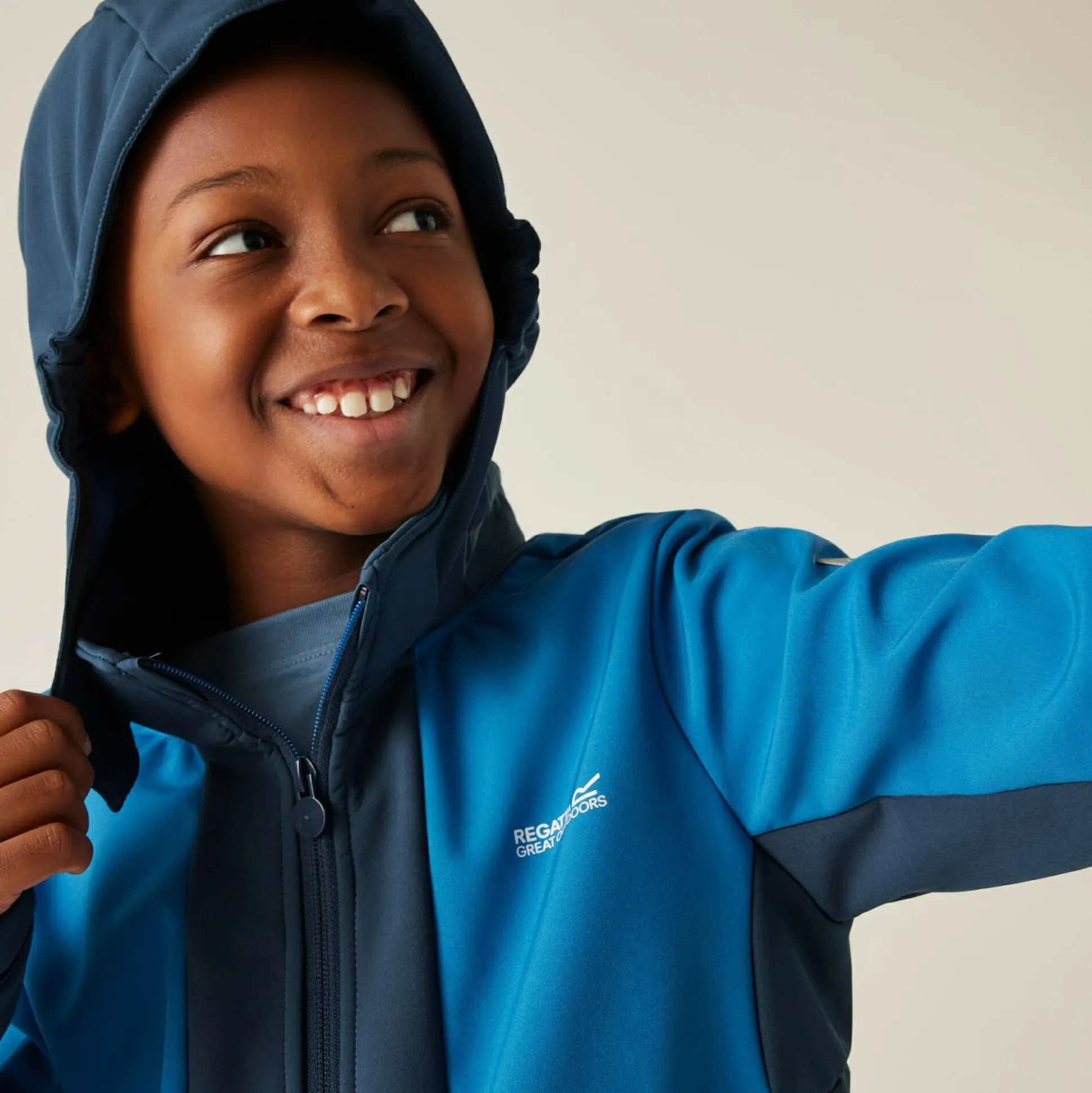 Kids' Haydenbury Softshell Jacket | Navy Blue