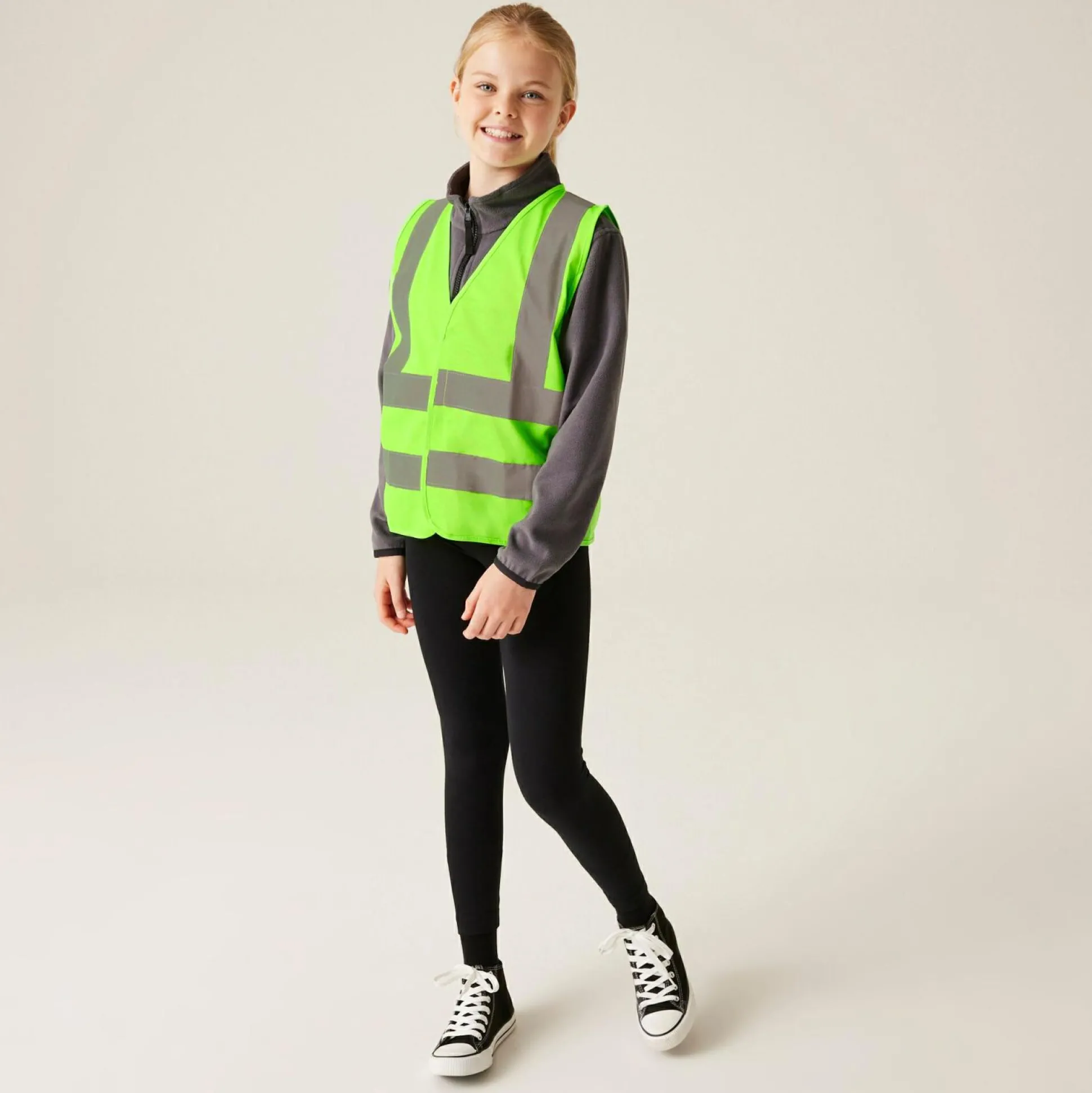 Kids' Hi Vis Vest | Fluro Green