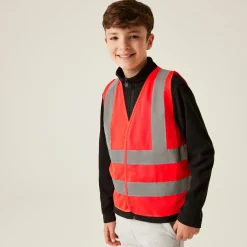 Kids' Hi Vis Vest | Fluro Red