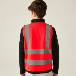 Kids' Hi Vis Vest | Fluro Red