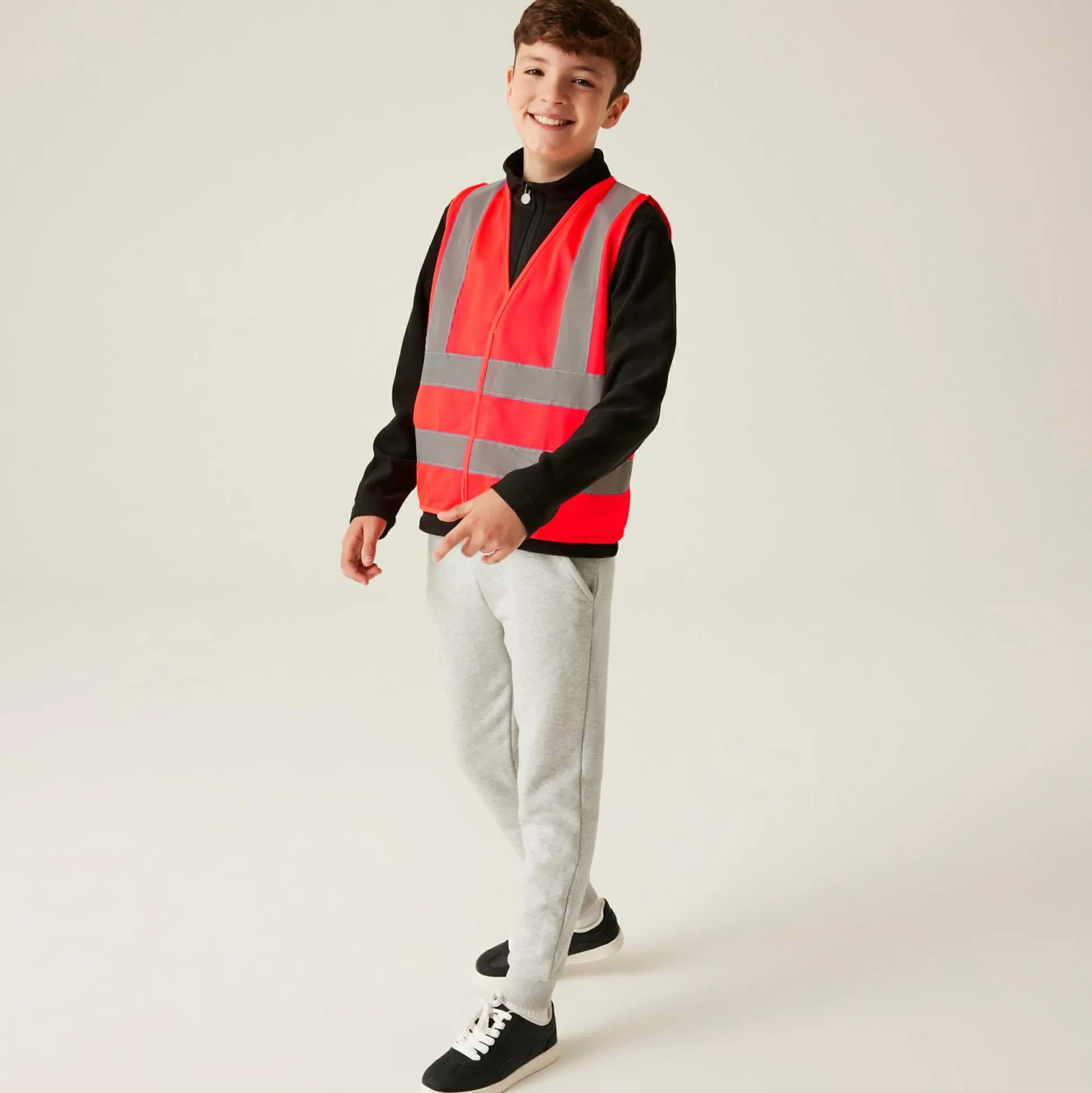 Kids' Hi Vis Vest | Fluro Red