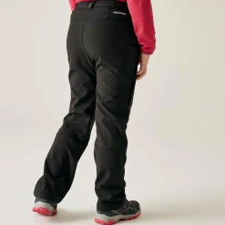 Kids' Highton Stretch Zip Off Walking Trousers | Black