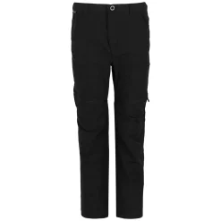 Kids' Highton Stretch Zip Off Walking Trousers | Black