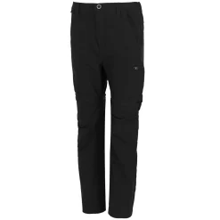 Kids' Highton Stretch Zip Off Walking Trousers | Black