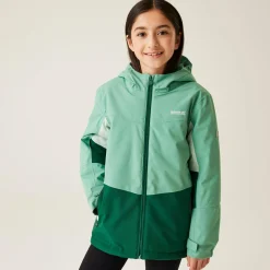 Kids' Highton V Padded Jacket | Dusty Green Rain Forest Green