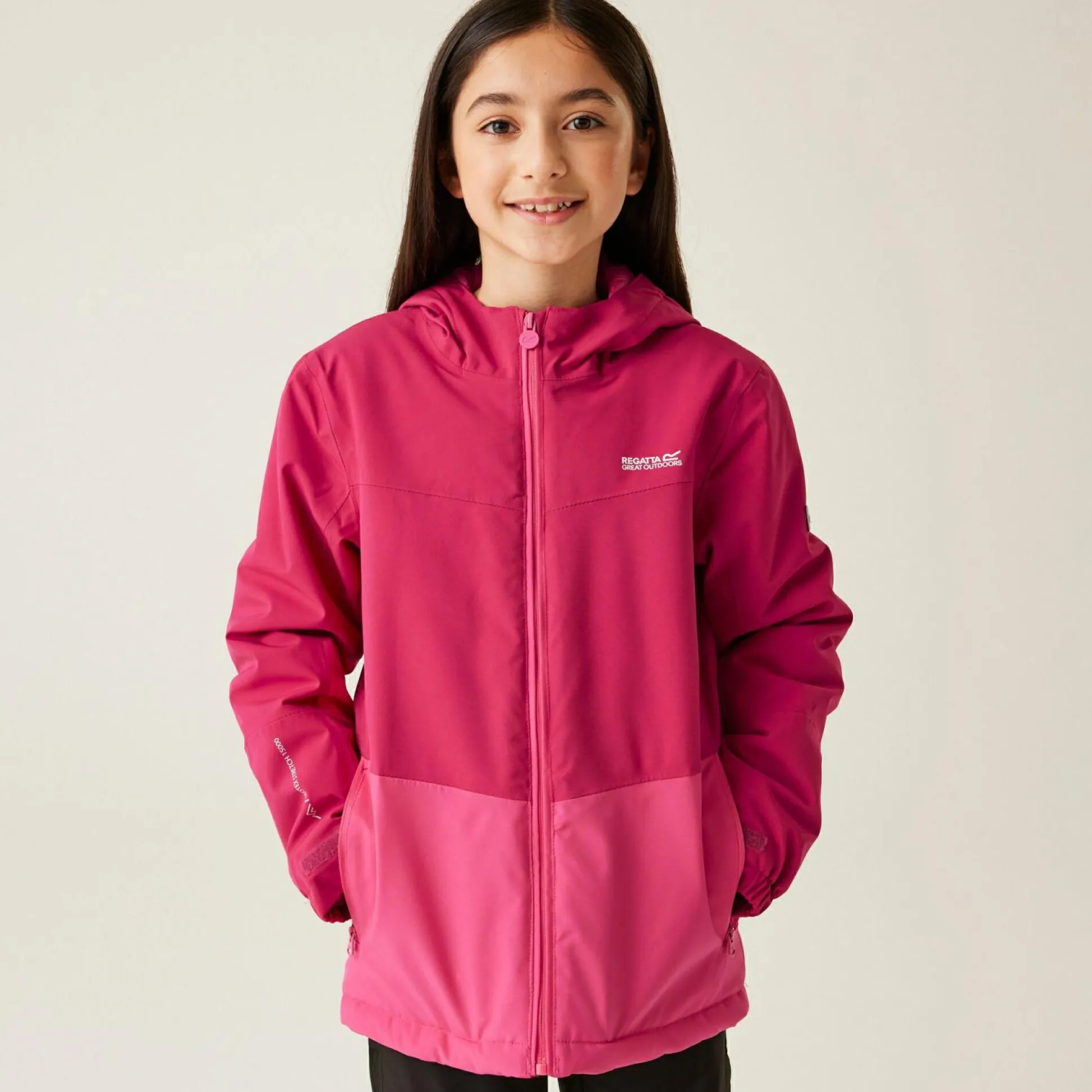 Kids' Highton V Padded Jacket | Deep Pink Hot Pink