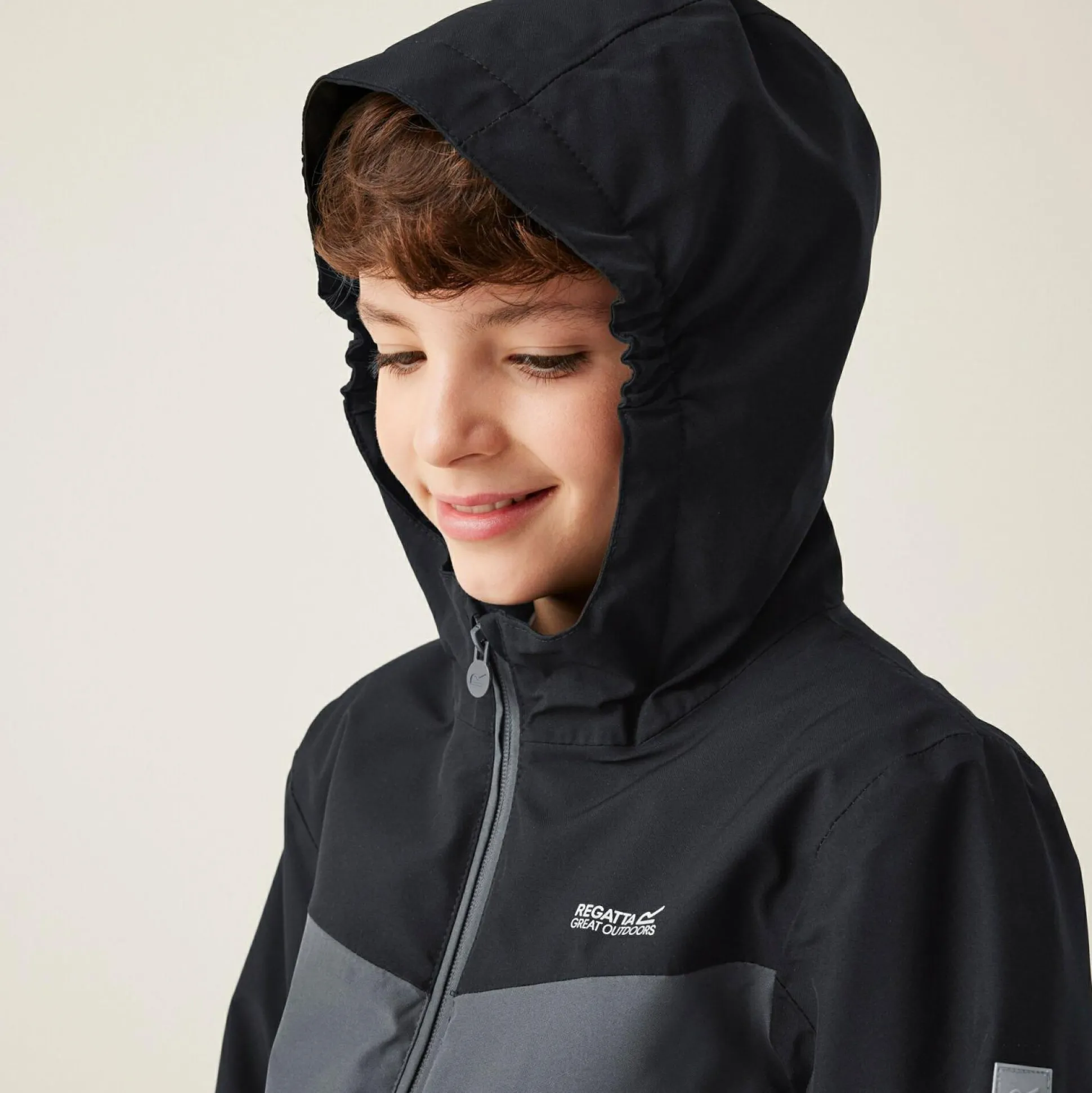 Kids' Highton V Padded Jacket | Seal Grey Black