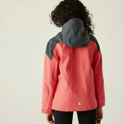 Kids' Highton VI Waterpoof Jacket | Peach Bloom Seal Grey