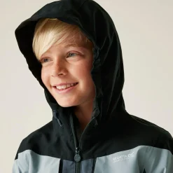 Kids' Highton VI Waterpoof Jacket | Seal Grey Cloudy Grey Black