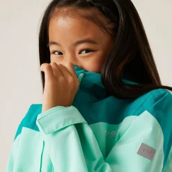 Kids' Highton VI Waterpoof Jacket | Aruba Blue Exotic Plume Icy Morn